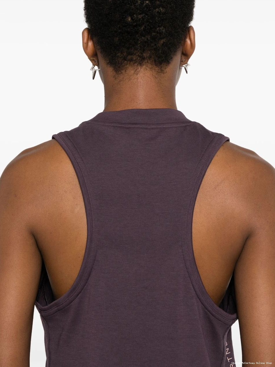 Cheap McCartney adidas Stella top by tank logo-print Women 0729